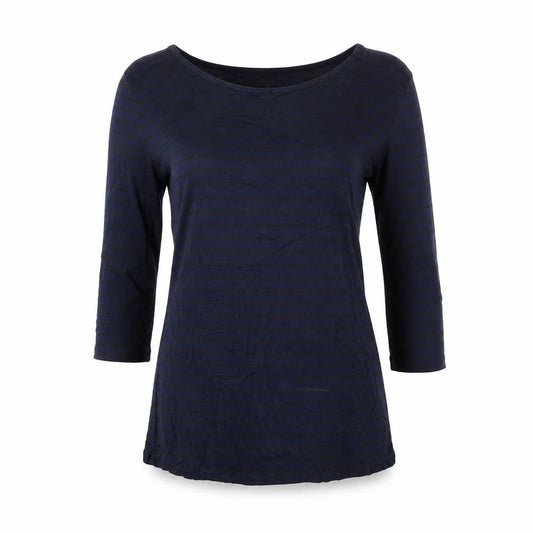 Womens UK Size S United Colors of Benetton Blue Tunic Blouse