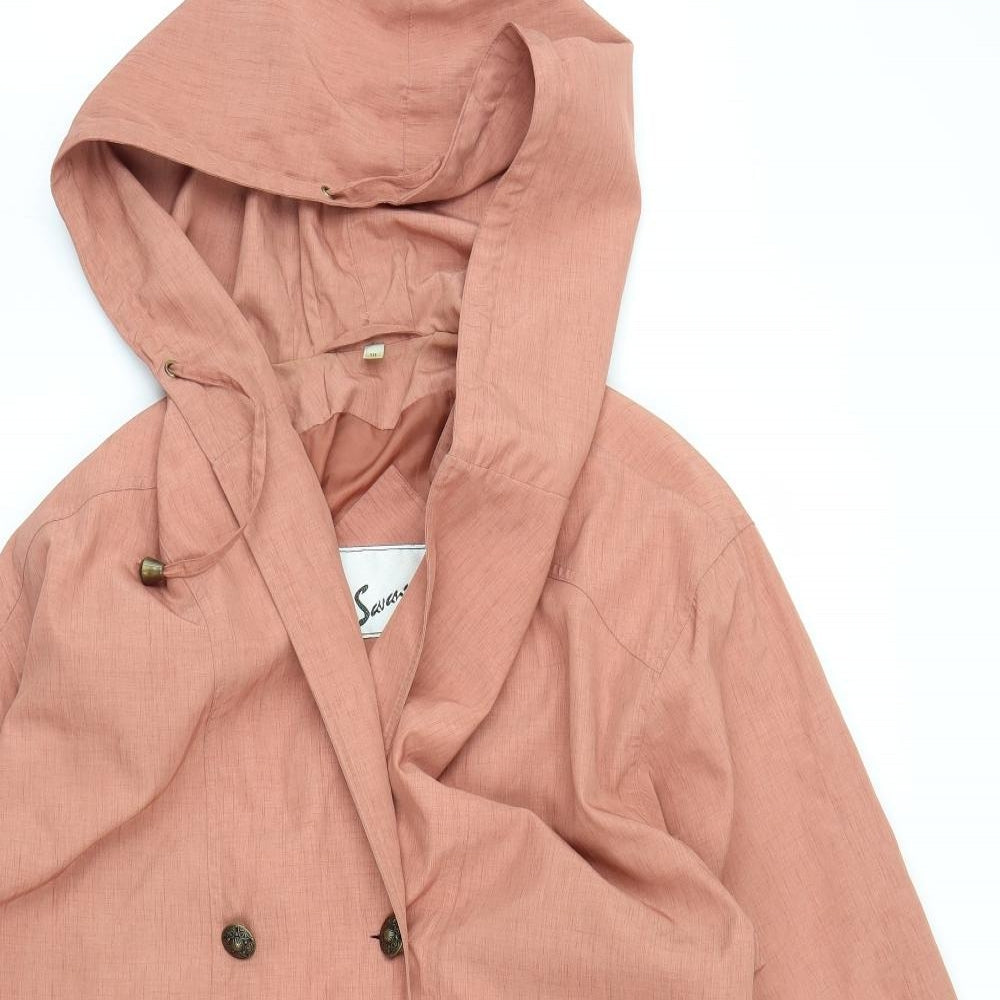 Womens UK Size 10 Savannah Pink Rain Coat