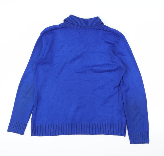CHIC Womens Blue   Pullover Jumper Size M