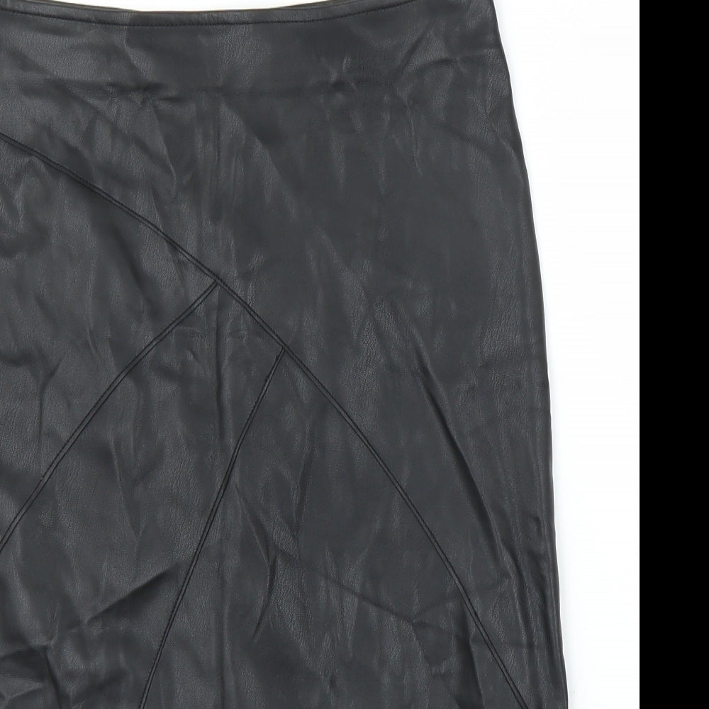 Linea Womens Black   Straight & Pencil Skirt Size 10