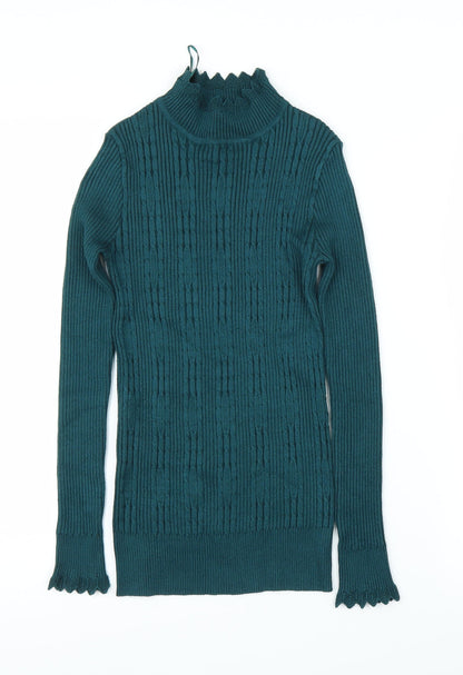 Papaya Womens Green   Pullover Jumper Size 8