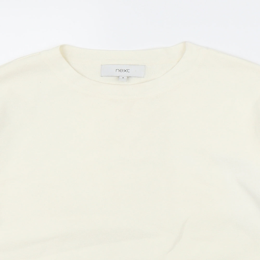 Next Womens Ivory   Pullover Jumper Size 8