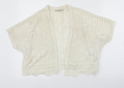 George Womens Ivory   Cardigan Jumper Size M