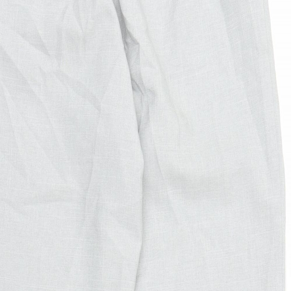 Womens UK Size 14 BHS Regular Fit Capri Grey Trousers
