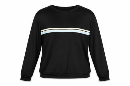 B. You Womens Black   Pullover Jumper Size 16