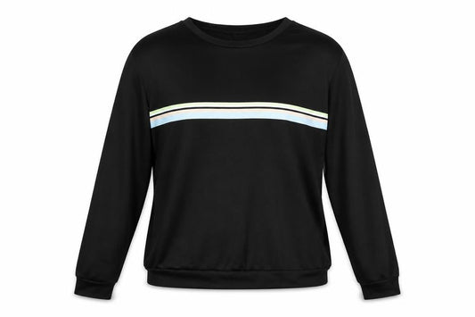 B. You Womens Black   Pullover Jumper Size 16