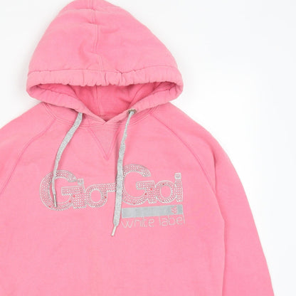 Gio Gio Womens Pink   Pullover Hoodie Size XS