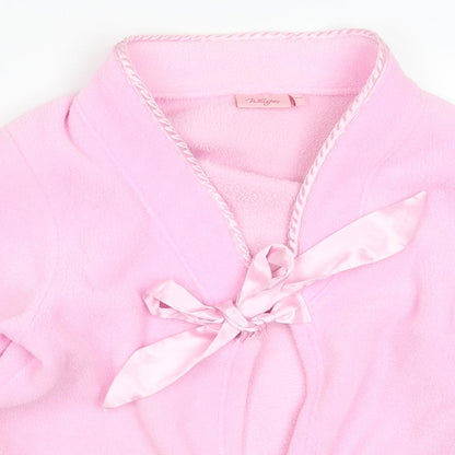Whisper Womens Pink Solid  Kimono Robe Size 14