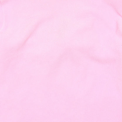 Whisper Womens Pink Solid  Kimono Robe Size 14