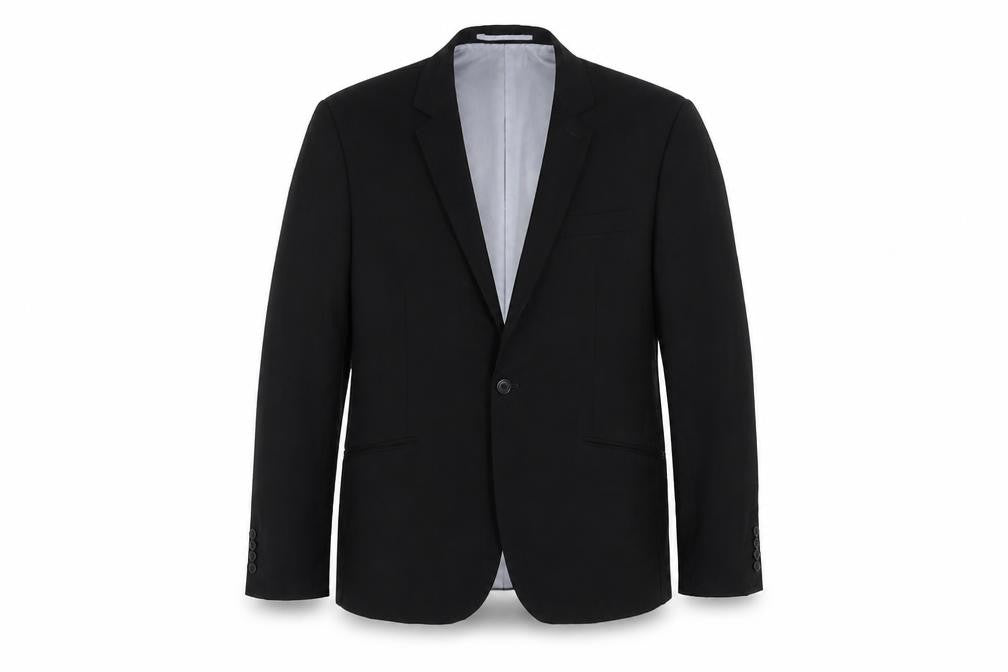 Peter Werth Mens Black   Jacket Suit Jacket Size 42