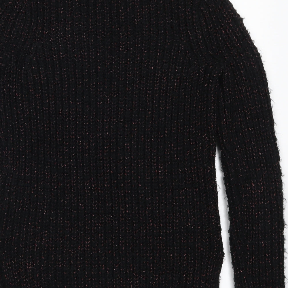 Rachel Roy Womens Black   Pullover Jumper Size XS  - Pink