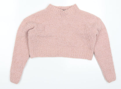 New Look Girls Pink   Pullover Jumper Size 10-11 Years