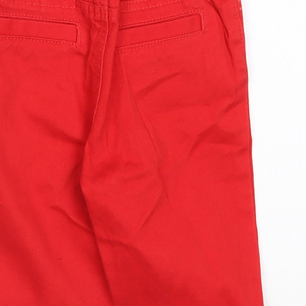 F&F Baby Red  Denim Capri Trousers Size 3-6 Months