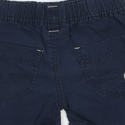 NEXT Boys Blue   Cropped Trousers Size 6-9 Months  - Next 36