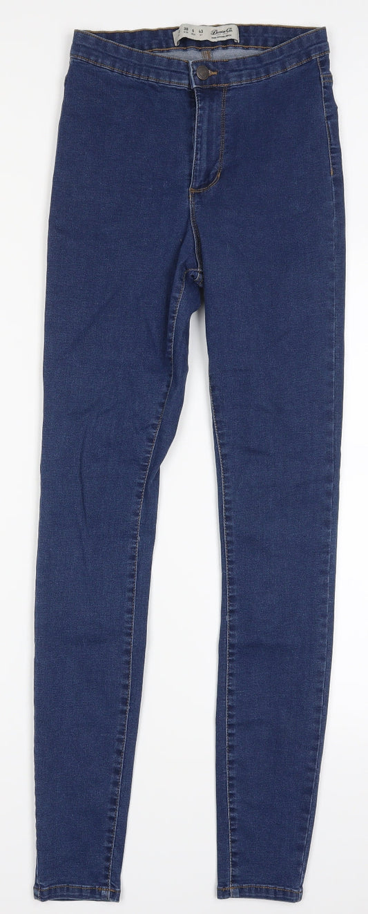 Denim Co Womens Blue  Denim Skinny Jeans Size 10 L29 in