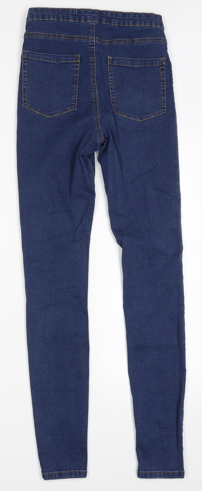 Denim Co Womens Blue  Denim Skinny Jeans Size 10 L29 in
