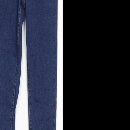 Denim Co Womens Blue  Denim Skinny Jeans Size 10 L29 in