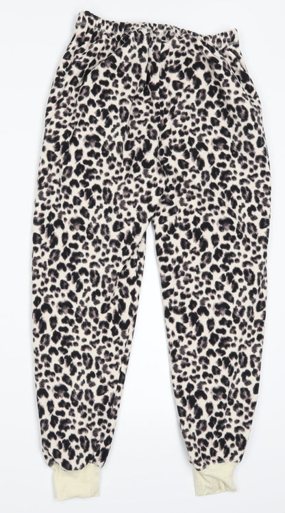 Goerge Womens Beige Animal Print  Trousers  Size 8 L26 in - Loungewear