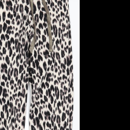 Goerge Womens Beige Animal Print  Trousers  Size 8 L26 in - Loungewear