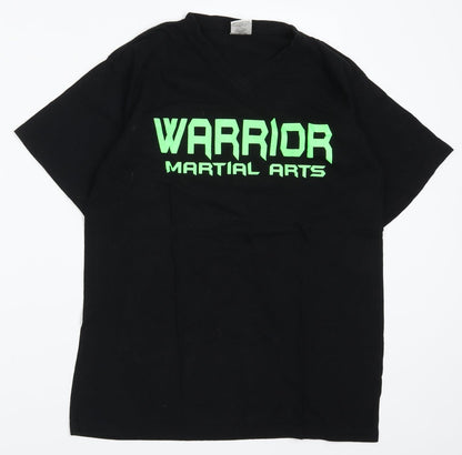 B&C Collection Mens Black    T-Shirt Size S  - Warrior Martial Arts