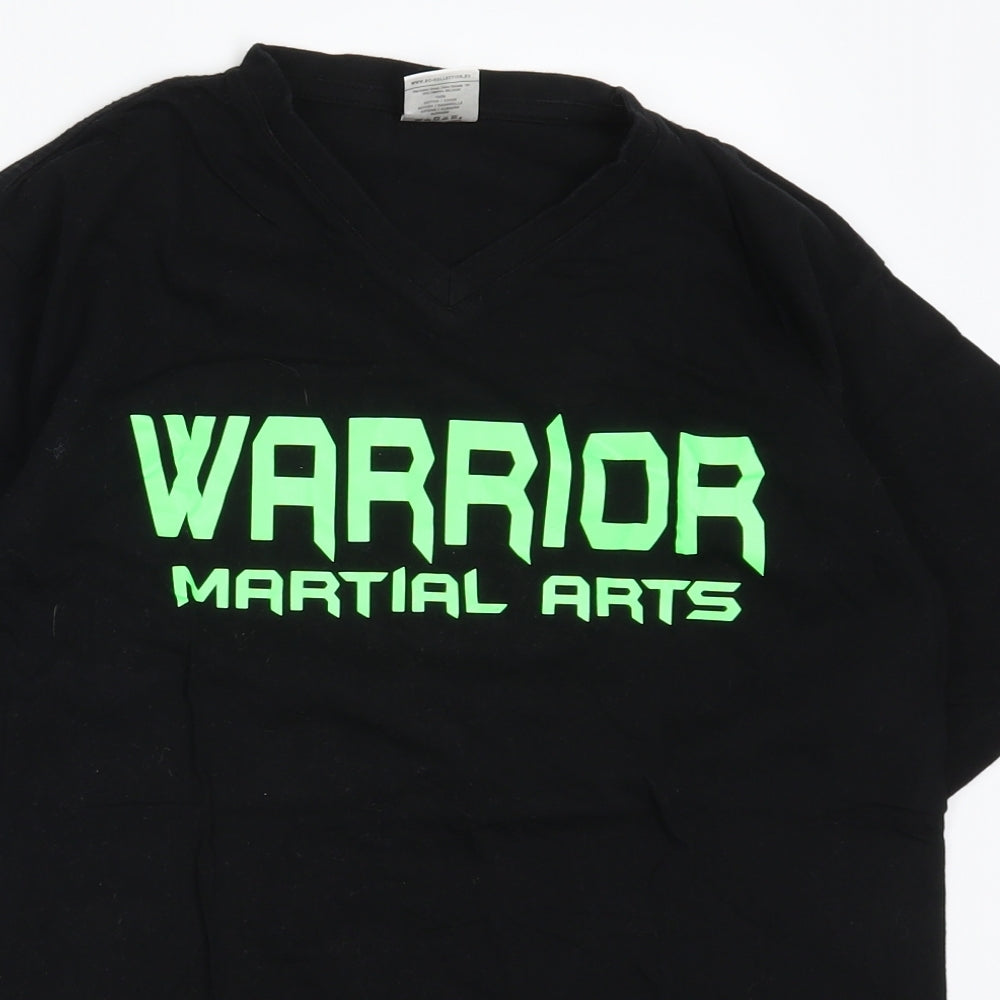 B&C Collection Mens Black    T-Shirt Size S  - Warrior Martial Arts