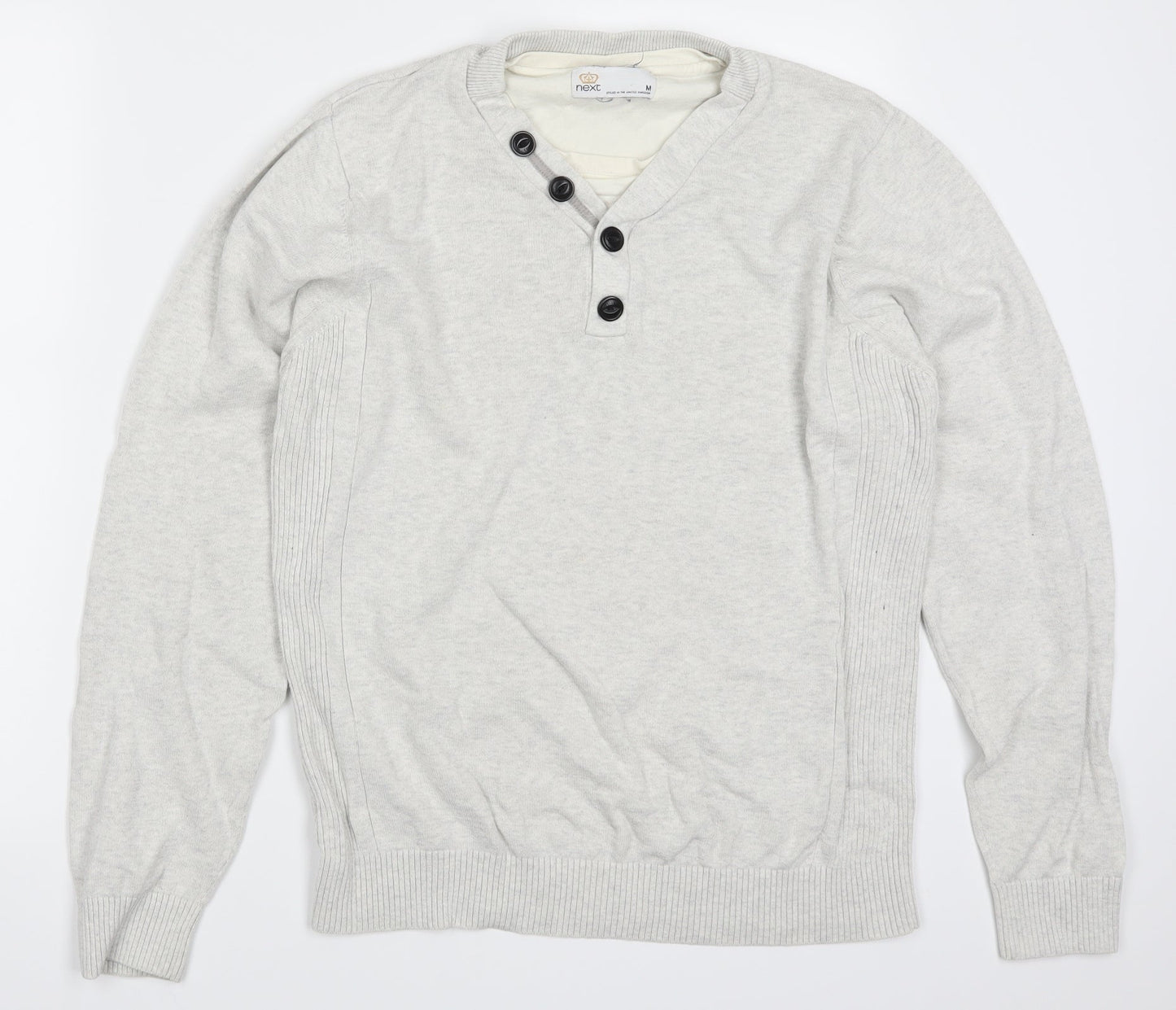 NEXT Mens Grey   Pullover Jumper Size M