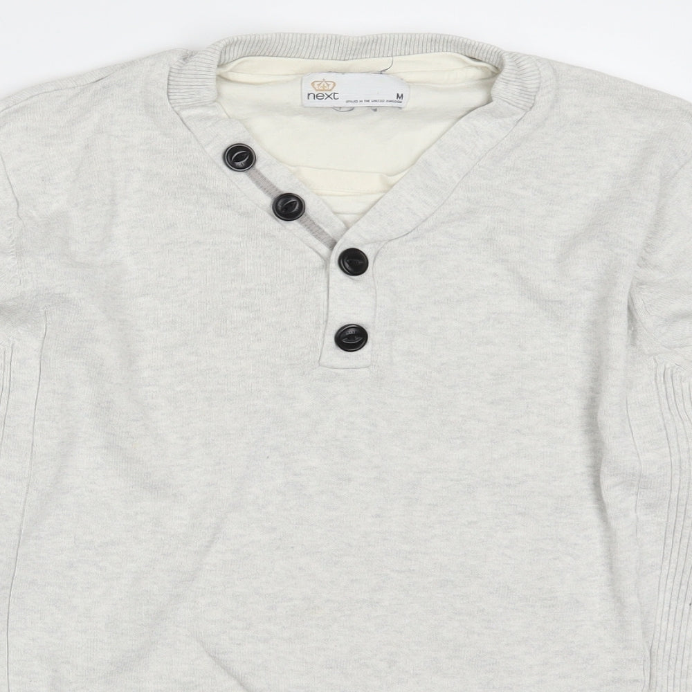 NEXT Mens Grey   Pullover Jumper Size M