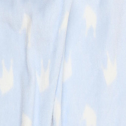 Primark Womens Blue Geometric  Trousers  Size 6 L29 in - Crown Print Loungwear