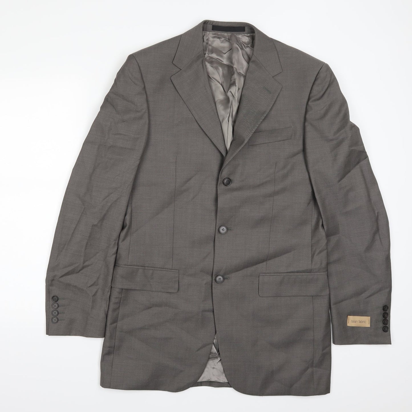 Mens UK Size 38 Marks and Spencer Regular Grey Suit Jacket