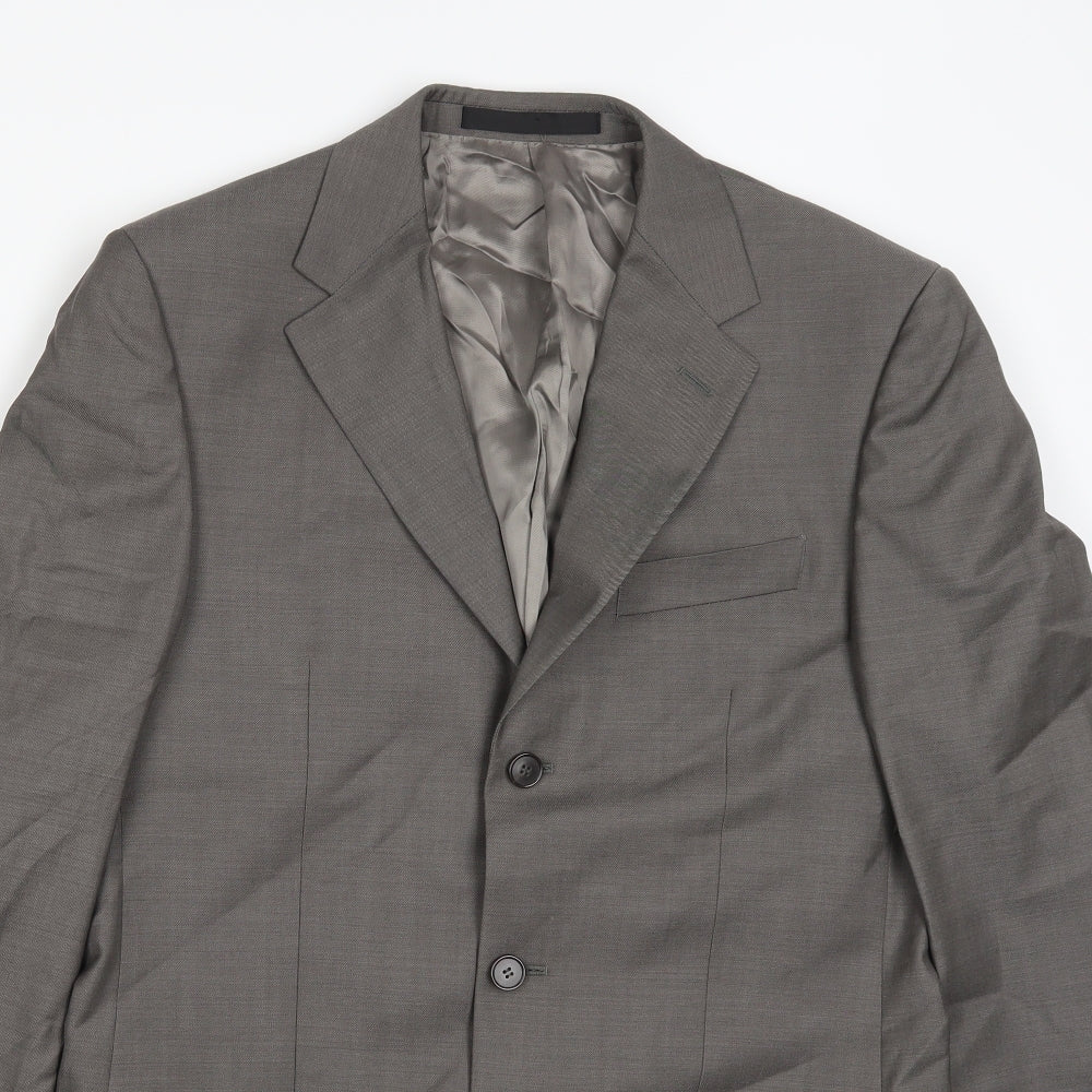 Mens UK Size 38 Marks and Spencer Regular Grey Suit Jacket