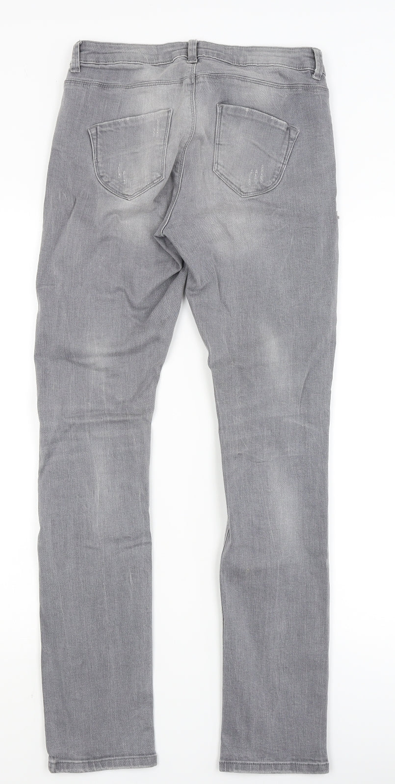 Denim Co Womens Grey   Skinny Jeans Size 6 L28 in