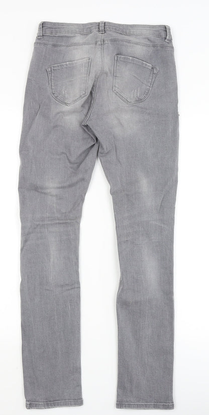 Denim Co Womens Grey   Skinny Jeans Size 6 L28 in