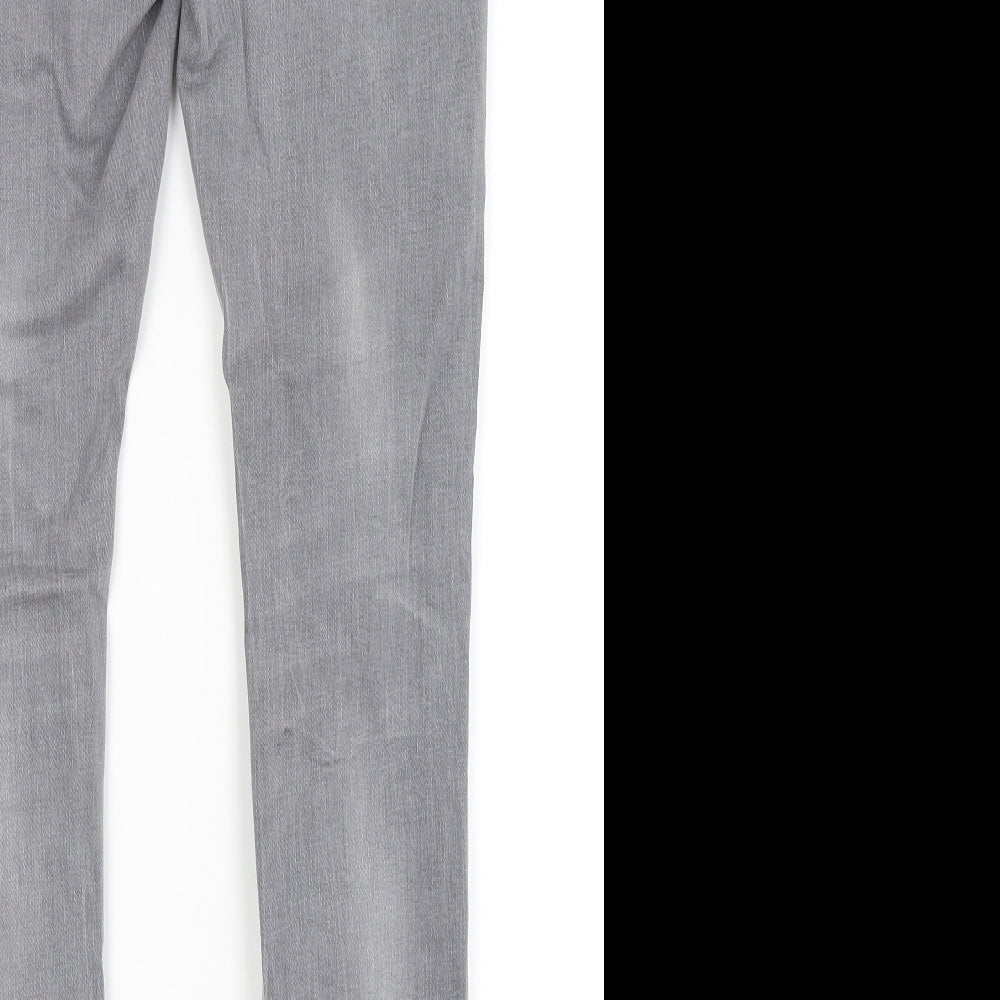 Denim Co Womens Grey   Skinny Jeans Size 6 L28 in