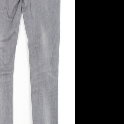 Denim Co Womens Grey   Skinny Jeans Size 6 L28 in