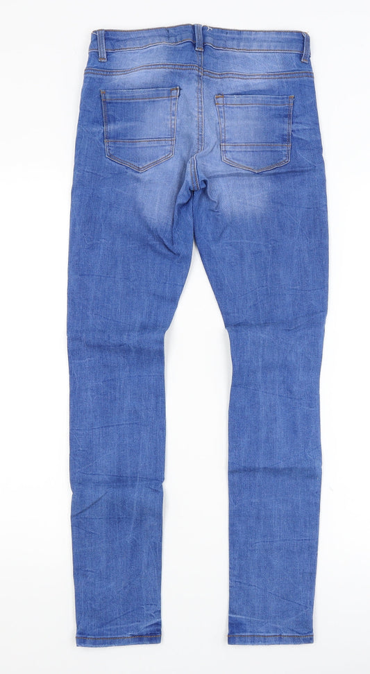 Denim Co Womens Blue   Skinny Jeans Size 6 L27 in