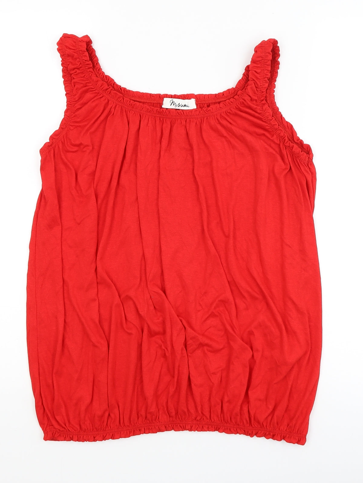 Womens UK Size 12 Misumi Red Basic Tank