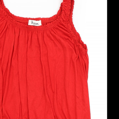 Womens UK Size 12 Misumi Red Basic Tank