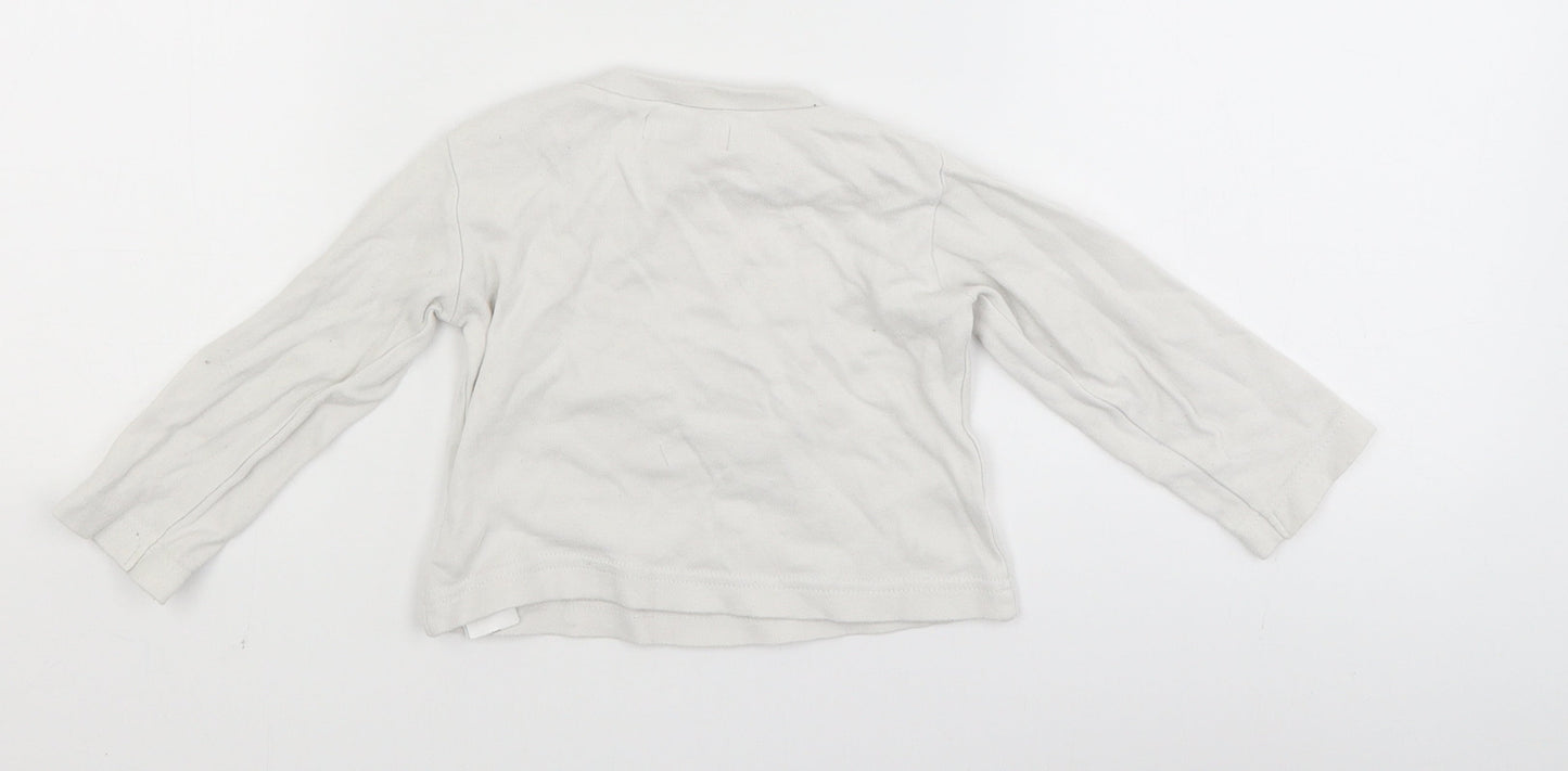 Early Days Baby White   Basic T-Shirt Size 12-18 Months  - bug watch