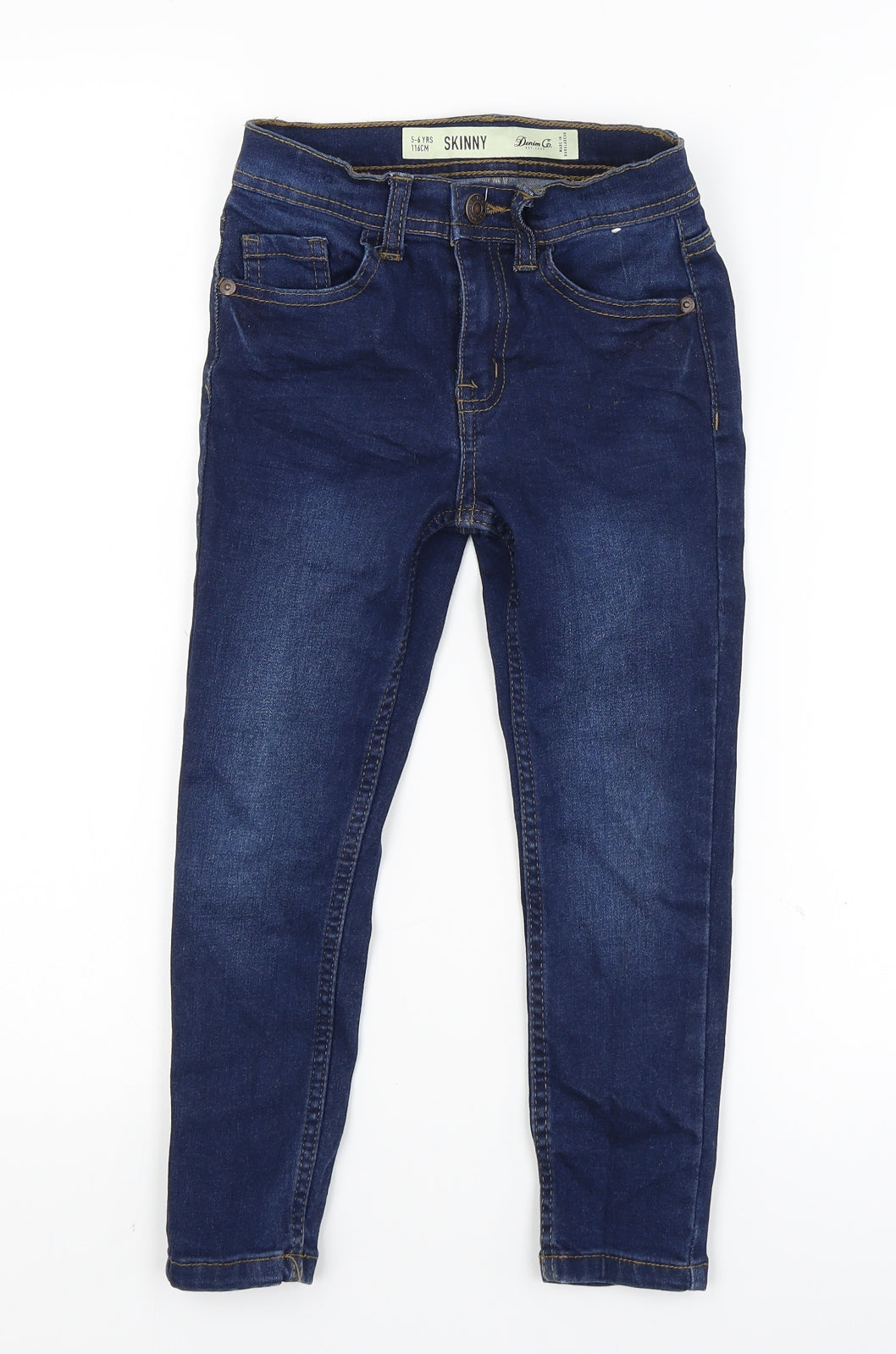 Denim Co Girls Blue   Skinny Jeans Size 5-6 Years