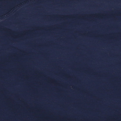 George Baby Blue   Basic T-Shirt Size 9-12 Months  - reindeer