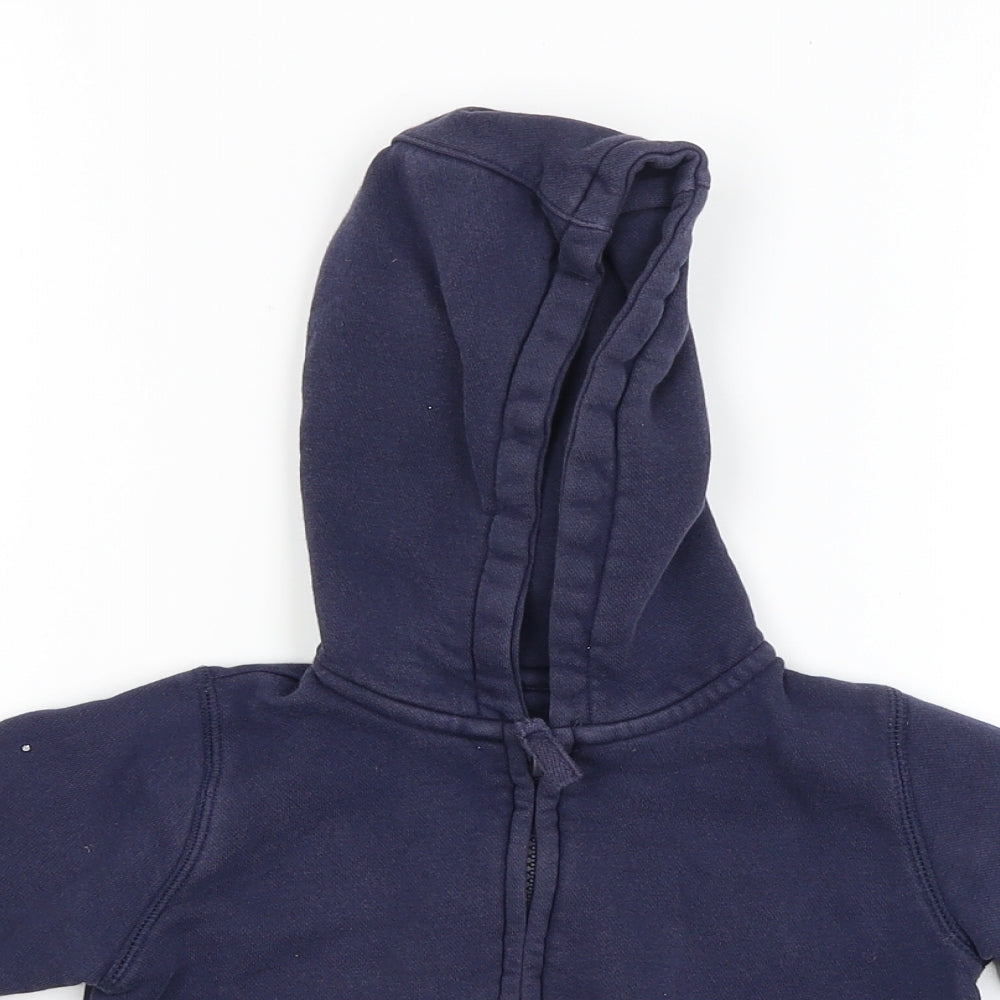 Matalan Boys Blue   Full Zip Hoodie Size 3 Years