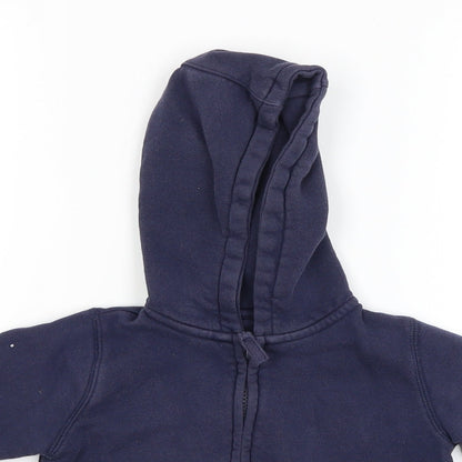 Matalan Boys Blue   Full Zip Hoodie Size 3 Years