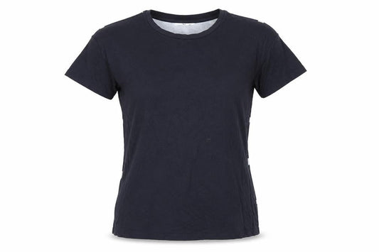 Womens UK Size 8 Very Blue Basic T-Shirt