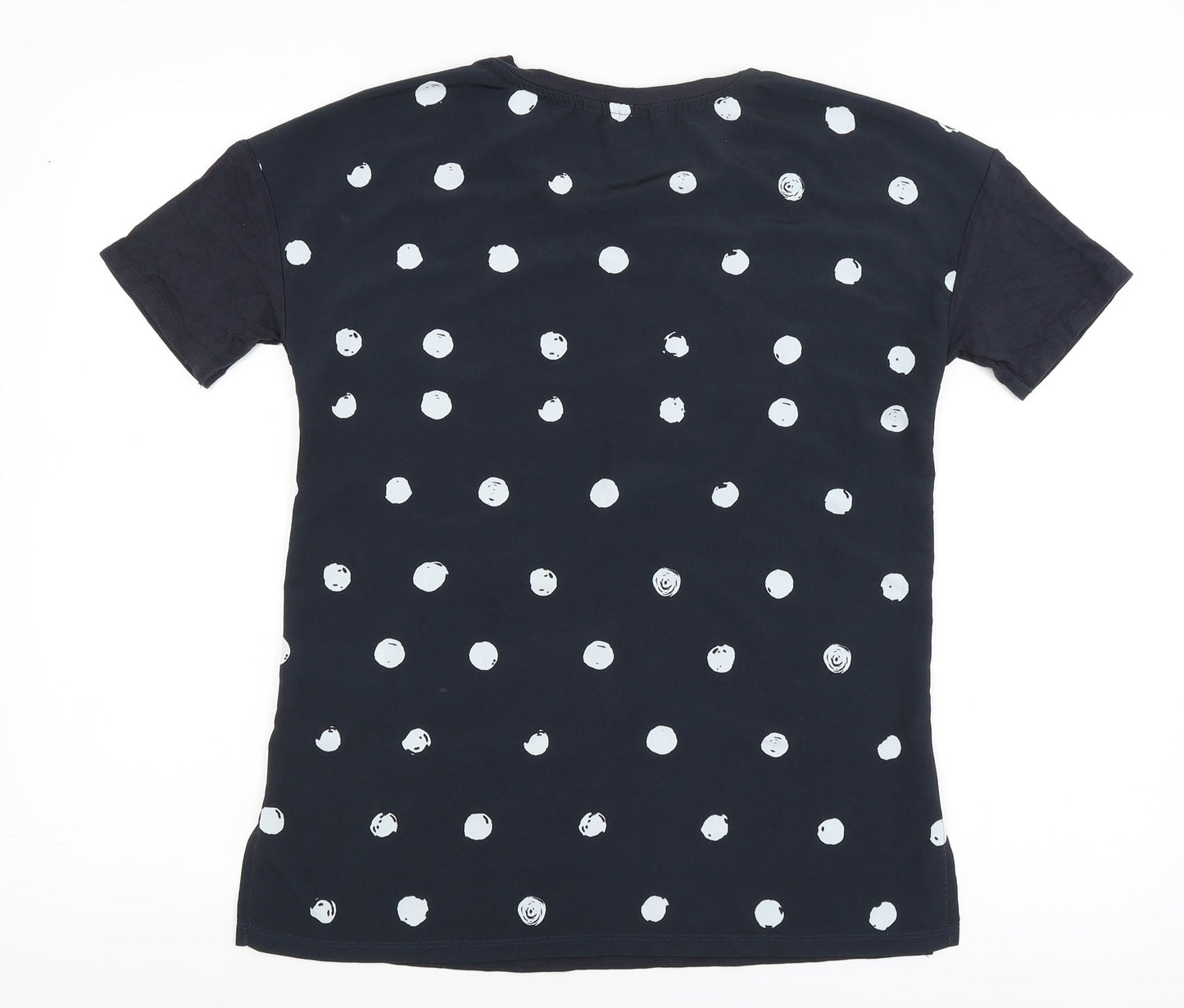 Womens UK Size 8 Very Blue Basic T-Shirt