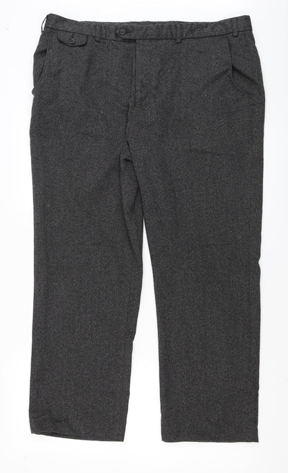 Taylor and Wright Mens Grey   Dress Pants Trousers Size 40 L28 in
