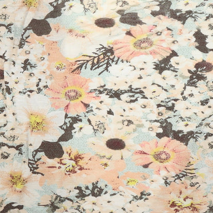 George Womens Pink Floral  Cardigan Jumper Size 12