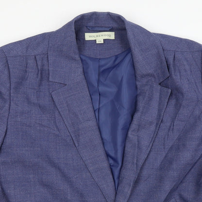 Holmewood  Womens Blue   Jacket Blazer Size 16