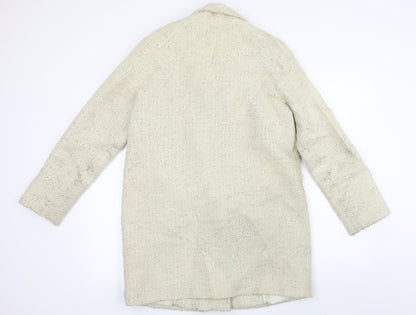 Mini Velvet  Womens Beige   Jacket Coat Size 10