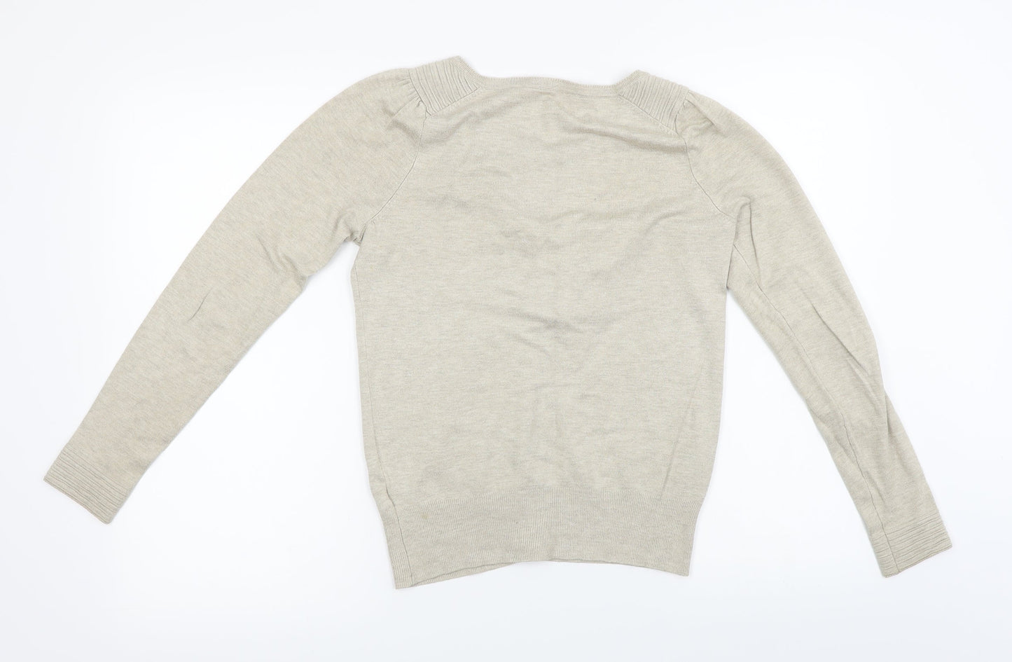 Wallis Womens Beige   Cardigan Jumper Size 8