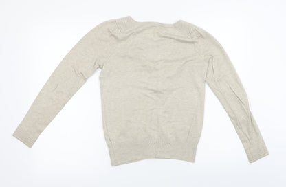 Wallis Womens Beige   Cardigan Jumper Size 8